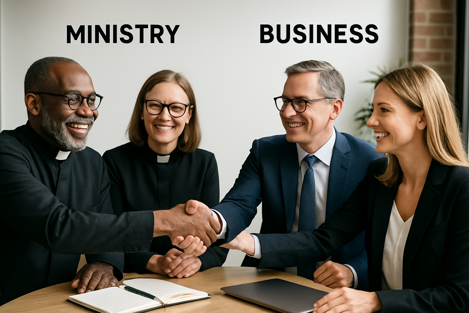 Collaboration among ministry and business leaders