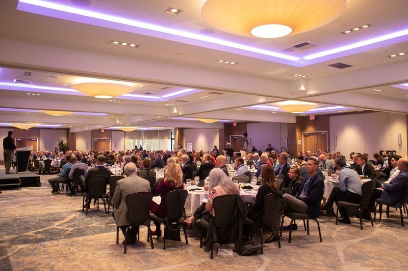 BGOC meeting room filled with Barnabas Collective attendees